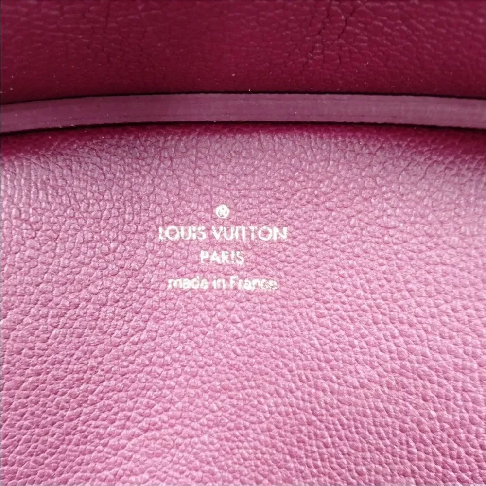 Auth Louis Vuitton Brown Maroon LV Florine Monogram 2way Satchel